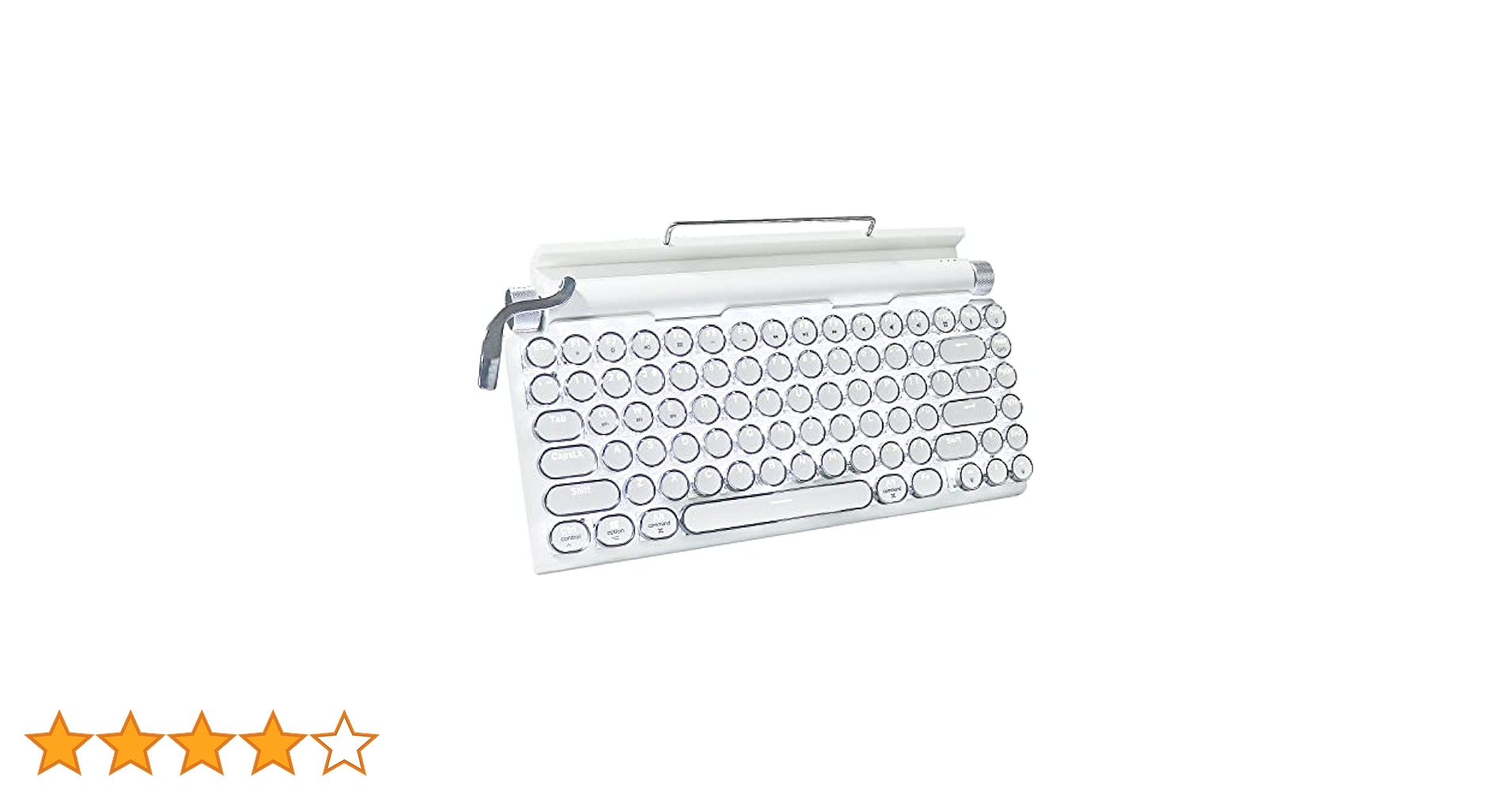 Amazon | タイプライター型 レトロ メカニカルキーボード LED